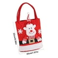 thumbnail image 3 of Kbndieu Christmas Gift Bags with Handle Xmas Candy Bags Santa Snowman Deer Bear Fabric Bags Goodie Party Favor Bags for Kids Holiday Party Supplies Christmas Bags on Clearance, 3 of 8