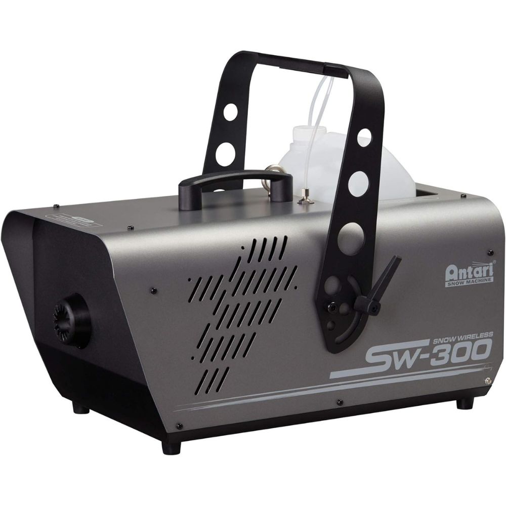 Antari SW-300 Long-Throw Snow Machine Bundle with 4L BOTTLE - STANDARD SNOW FLUID