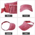 thumbnail image 5 of Outdoor Sports Vintage Sun Visor Hat Caps for Golf Baseball Tennis - Women and Men, 5 of 8
