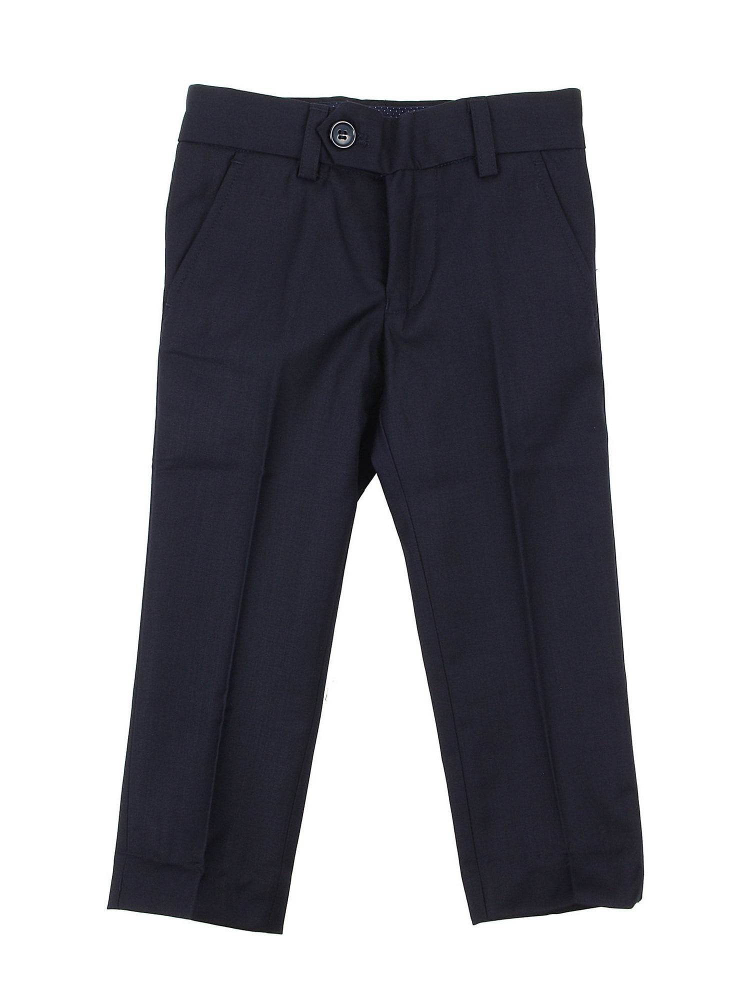 boys navy skinny trousers