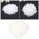 thumbnail image 4 of 1 paquete de pétalos esmerilados acrílicos de 200 G, material de montaje para bricolaje, pétalos con forma de flor de trompeta, accesorios para el cabello hechos a mano DIY, blanco, 4 of 5