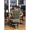 thumbnail image 3 of GYMISH Squat Bench Deadlift Men's Workout T-Shirt – Funny Motivational Gym Tee, Athletic Fit Weightlifting Shirt, 3 of 7