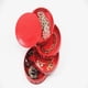 thumbnail image 4 of Estuche de bandeja de joyería giratoria de 4 capas Jinwen Organizador compacto Rojo, 4 of 8