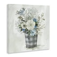 thumbnail image 4 of Stupell Industries Cottage Blooms Plaid Vase Plants & Flowers Painting Wrapped Canvas Art Print Wall Art, 17 x 17, 4 of 8