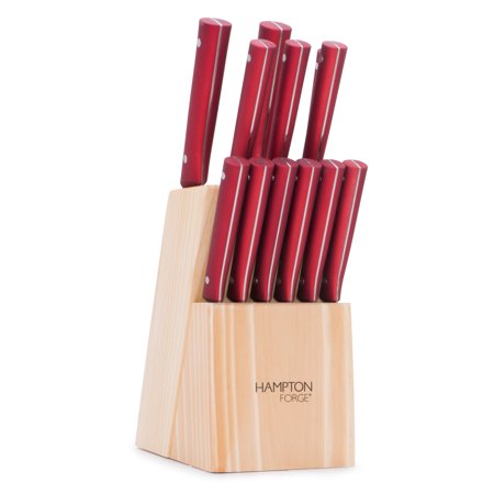 UPC 733652158682 product image for Tomodachi Genesis Red 13-Piece Cutlery Block Set | upcitemdb.com
