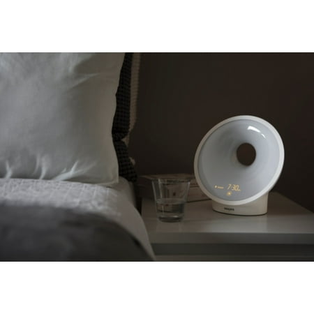 Philips - SmartSleep Sleep and Wake Up Light Therapy Lamp - White