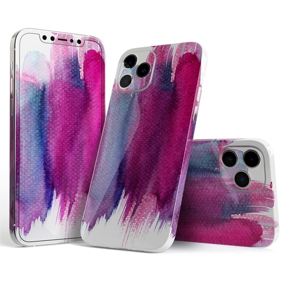 DesignSkinz Violet Mixed Watercolor Full-Body Skin Decal Wrap Cover for iPhone 16