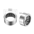 thumbnail image 2 of Uxcell Metric Needle Roller Drawn Cup Bearings Stamping Steel Silver Tone 2pcs 0.71''x0.94''x0.47'', 2 of 5
