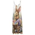 thumbnail image 4 of Easter Bunnies Rabbits Design Sleeveless Dress Woman Fashion Long Dresses Women's Summer Suit Dress 2025, 4 of 7