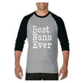 thumbnail image 1 of MmF - Mens Raglan Sleeve Baseball T-Shirts, up to Size 3XL - Best Nana, 1 of 4