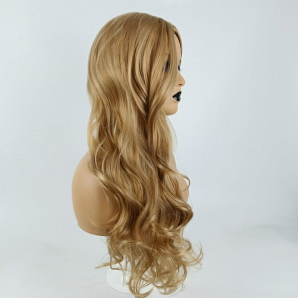 Curly Human Hair Wig Women Gradient Wigs Long Curly Hair Wig