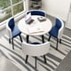 thumbnail image 1 of Simple Dining Table Set Casual Reception Office Coffee Table 4 Chairs Dining Room Table And Chair Mesa Living Room Furniture HY My Lux Decor Round, 1 of 19