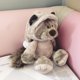 thumbnail image 1 of Gato de civeta de peluche de 13,7 pulgadas Juguete de peluche de animal de peluche duradero oso de fresa  Juguete, 1 of 3