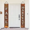 thumbnail image 5 of Fall Decorations Fall Porch Sign - Happy Fall Thankful Banner Maple Leaf Pumpkin Vertical Sign - Autumn Thanksgiving Hanging Banner Flag for Yard Indoor Outdoor, 5 of 6