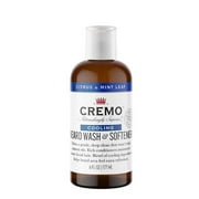 Cremo All-in-One Beard and Scruff Softener Wild Mint 6 fl Oz | Beard Care | Soothe Beard Itch, Condition and Offer Light-Hold Styling for Stubble and Scruff | Beard Moisturizer for Men
