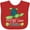 Red, variant on Inktastic Port St. Lucie, Florida Happy Sea Turtle Boys or Girls Baby Bib