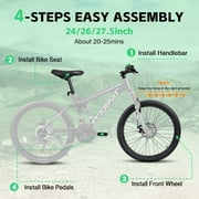 Ecarpat Mountain Bike 26 inch with Gear Shifter for Men Women, MTB Commuter Bicycles, 21-Speed