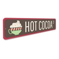 thumbnail image 3 of Hot Cocoa CT Yuletide Novelty Sign, Metal Wall Decor - 4x18 inches, 3 of 4