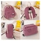 thumbnail image 5 of Gardsell - Mochila pequeña para mujer, bonita mochila estética, pequeña mochila de pana, Rosado, Pequeño, Mochila pequeña, 5 of 5