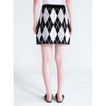 thumbnail image 4 of Free Assembly Women's and Women's Plus Missy Pull On Argyle Mini Pull On Sweater Skirt, Sizes XS-4X, 4 of 6