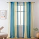 thumbnail image 1 of Cortina Yancorp Degradado de Lino Translúcido 132x160 cm Azul Beige, 1 of 5