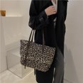 thumbnail image 1 of Bolso de hombro con estampado de leopardo retro para mujer Bolsos de compras grandes para mujer (marrón) Tmvgtek Para estrenar, 1 of 8