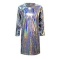thumbnail image 4 of Toimothcn Robe pour Fillettes Manches Longues Décontractée Paillettes Douce Respirante Ample Été Princesse Robes Usage Quotidien pour Filles, 4 of 4