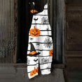 thumbnail image 7 of Halloween Overalls for Women Floral Print Linen Jumpsuit Wide Leg Spaghetti strap Rompers Pants with pockets, 7 of 7