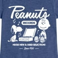 thumbnail image 3 of Peanuts - Charlie Brown Records - Toddler & Youth Girls Short Sleeve Graphic T-Shirt, 3 of 6