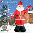 thumbnail image 2 of 10 FT Christmas Inflatable Santa Claus Outdoor Decoration, Huge Xmas Classic Santa Blow up Santa with Built-in LED Light, Giant Holiday Party Decor for Yard Garden Hall Plaza Mall, Instant Inflate, 2 of 6