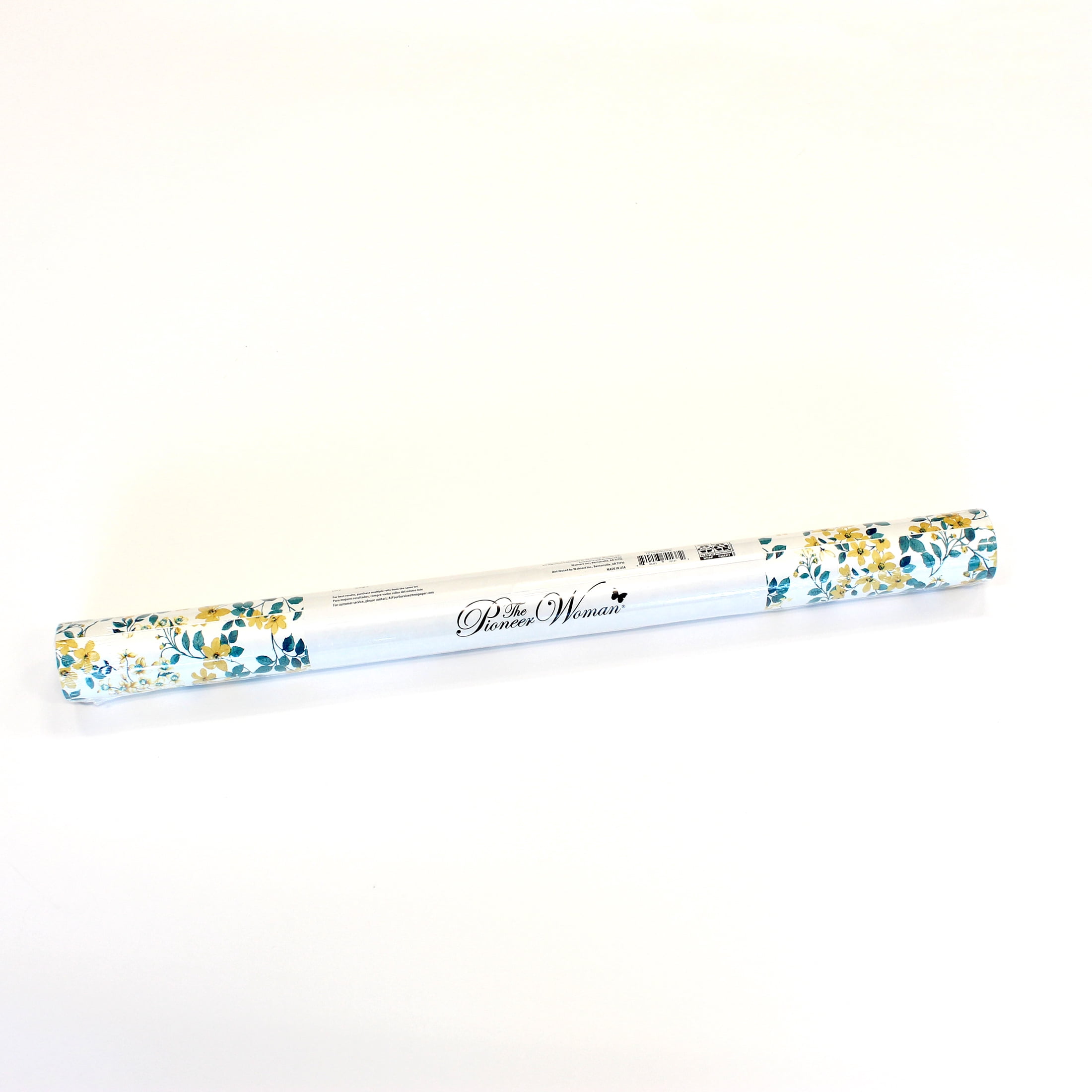 The Pioneer Woman Pretty Poseys in Yellow Floral Peel and Stick Wallpaper, 20.5" x 18'