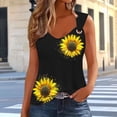 thumbnail image 5 of Fewfanhot Women's Clothing Summer Tank Tops Square Neck Sleeveless Buttons Casual Dressy Tunics Basic Business Work T Shirts Blouses, 5 of 5