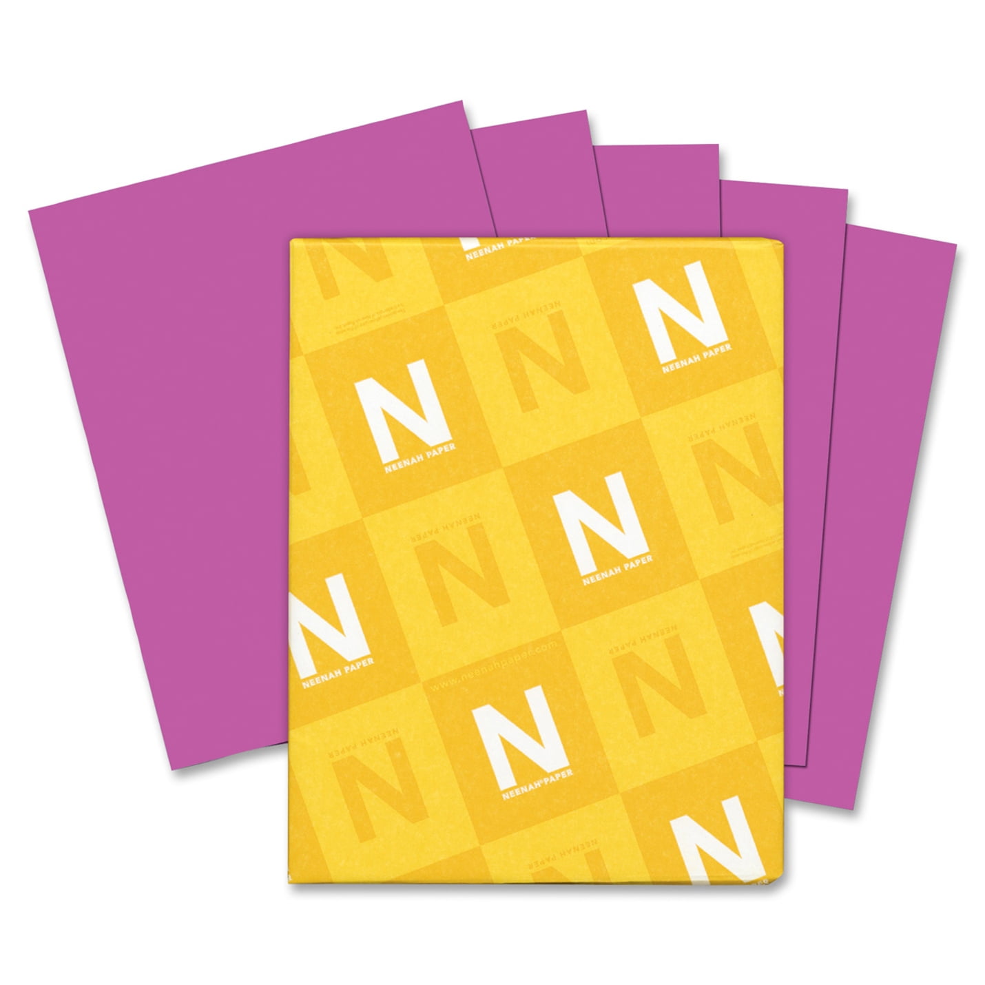 Astrobrights Color Cardstock, 65lb, 8 1/2 x 11, Planetary Purple, 250 Sheets -WAU22871