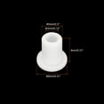 thumbnail image 2 of 15Pcs t Shape Rubber Grommet Mount Dia 5mm ID 3mm H 8mm White, 2 of 5
