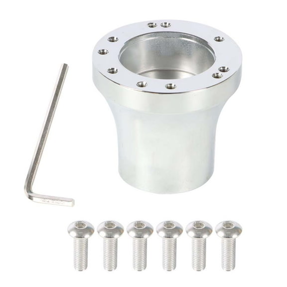 SEBLAFF Golf Cart Steering Wheel Chrome Hub Adapter Replacement for DS 1985-up