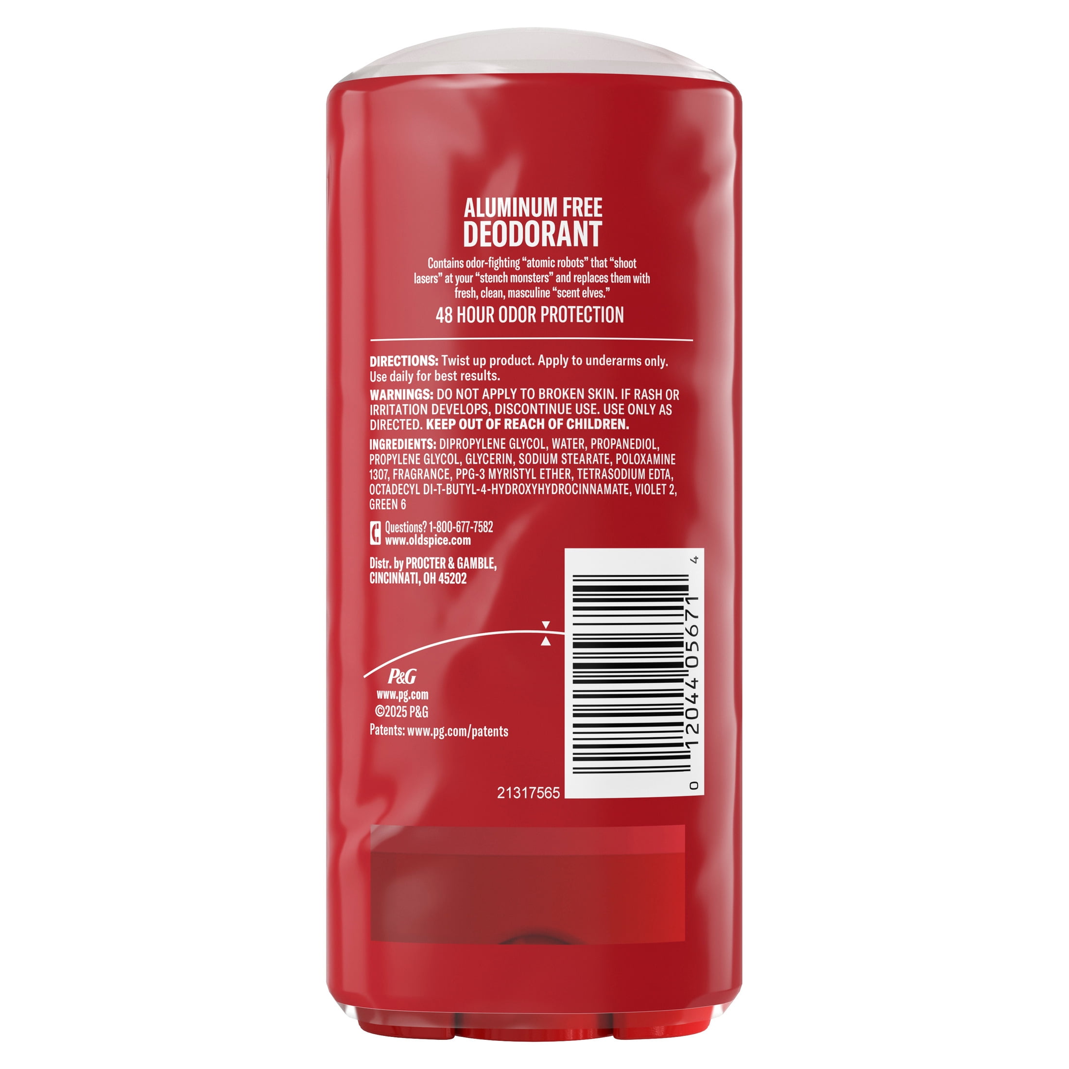 (2 pack) Old Spice Deodorant for Men, Aluminum Free, Pure Sport, 24/7 Odor Protection, 3.4 oz, 2-Pack