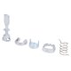thumbnail image 5 of Kit De Reparación De Cilindro De Cerradura De Puerta Izquierda Derecha, Kit De Reparación De Barril De Cilindro De Cerradura De Puerta De Metal 1U0898002 Para 2/3 Puertas 1997 A, 5 of 7
