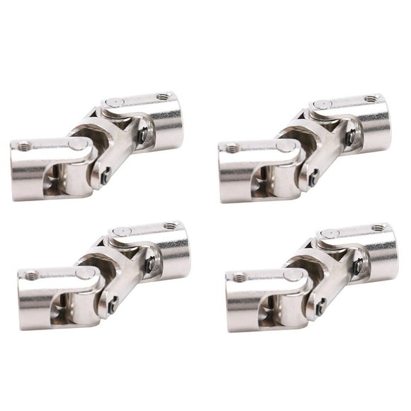 4X Rc Doble Junta Universal Articulación Cardána Coplamientos Cardán con Tornillo, 8X8mm