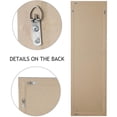 thumbnail image 3 of Full Length Door Mirror 43" x 16" Rectangle Wall Mirror Hanging or Leaning Against Wall for Bedroom Champagne Gold (No Stand), 3 of 6