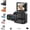 Black, variant on Pomya 4K Action Camera with Flip Screen, Magnetic Wearable POV Body Cam, Mini Thumb Camera with Dual Battery, Wireless App Control, Helmet Mount for Sports Vlog Cycling(blue)