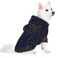 thumbnail image 2 of Balery Copper-Gold Gloss Outline Flower Sudadera con Capucha para Perros Pequeños – Ropa para Mascotas, Disfraz para Perros y Gatos, Ideal para Fiestas y Cosplay-Medium, 2 of 7