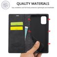 thumbnail image 6 of Compatible with Samsung A71 4G Wallet Case, PU Leather Flip Folio Case with Card Holders RFID Blocking Kickstand [Shockproof TPU Inner Shell] Phone Cover For Samsung Galaxy A71 4G, Black, 6 of 11