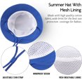 thumbnail image 5 of Cotton Baby Sun Hat Infant Toddler Boys Girls Bucket Hats Summer Sun Protection Kids Beach Caps, 5 of 5