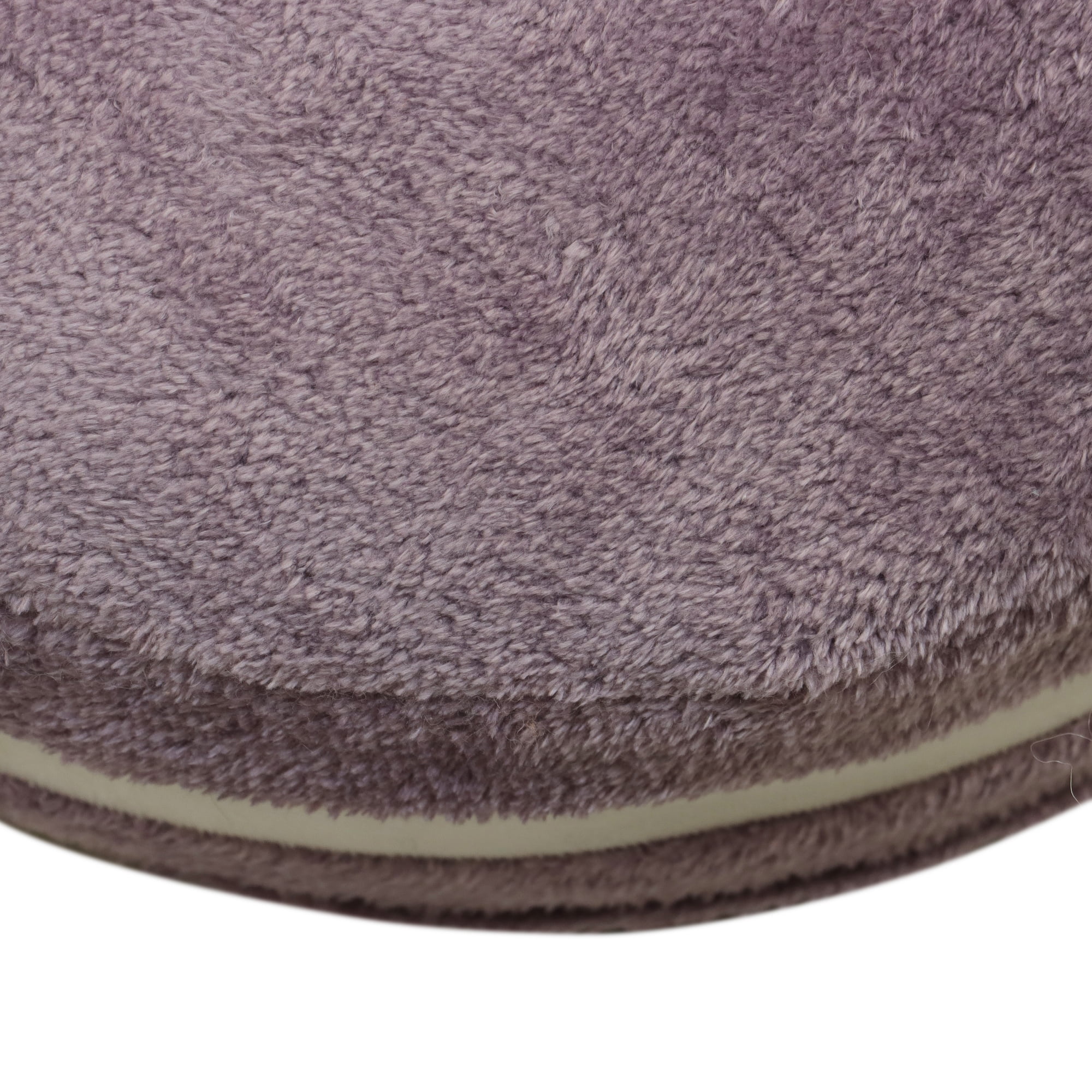 Mainstays Macaron Shaped Throw Pillow, 12 in Round, Violet