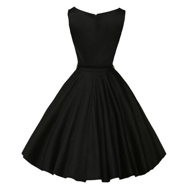black 80s prom dress Vintage 80s Black Peplum Rose Party Dress