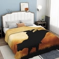thumbnail image 5 of Rodeo Western Cowboy Soft Throw Blanket All Season Microplush Thick Warm Blankets Tufted Fuzzy Flannel Throws Blanket for Bed Sofa Couch 80"x60", 5 of 6