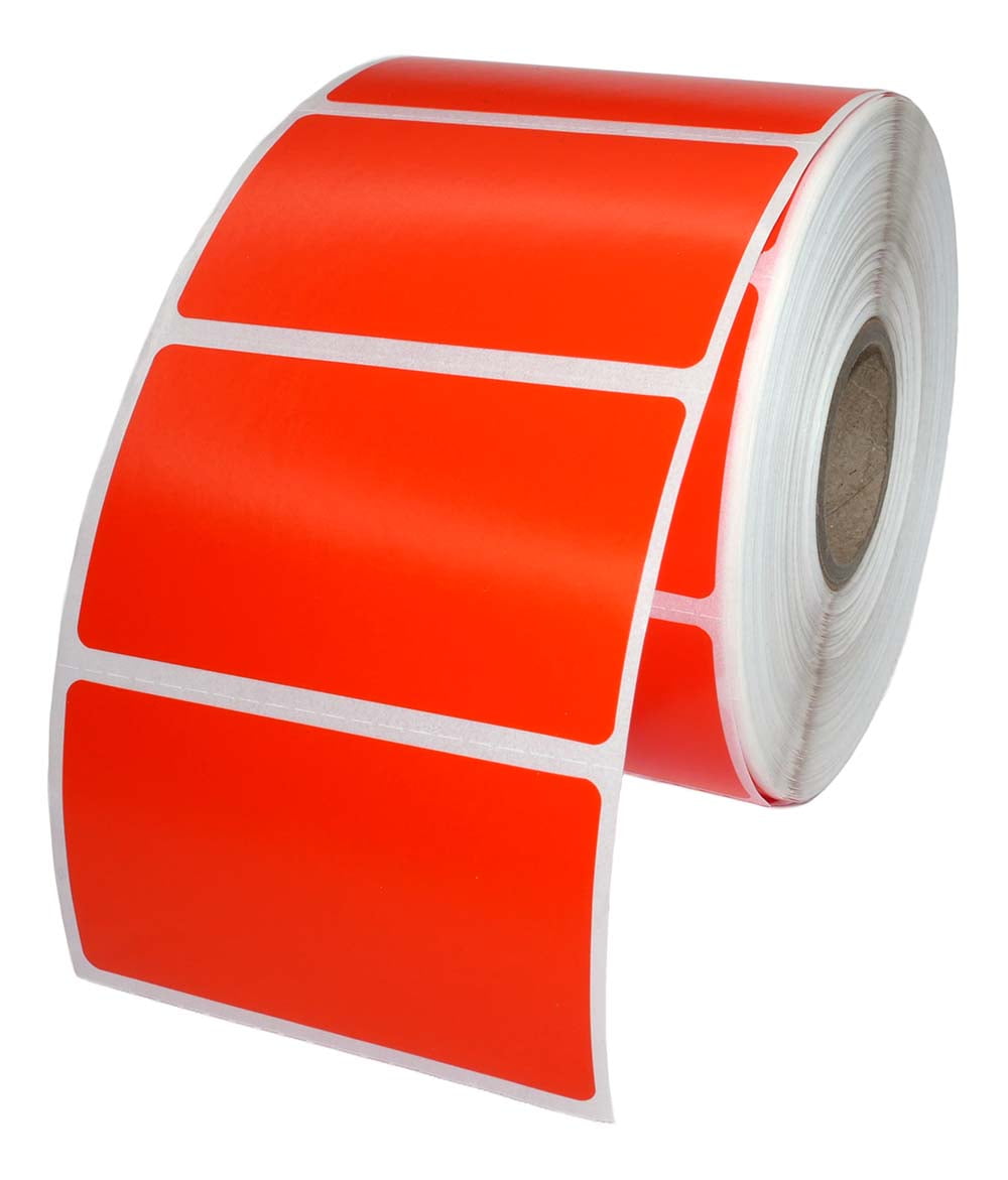 1 Roll 1000 Labels 2.25 x 1.25 Direct Thermal Zebra RED LP2824 ZP450 LP2844 