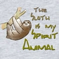 thumbnail image 2 of CafePress - The Sloth Is My Spirit Animal - Cute Infant Bodysuit Baby Romper - Size Newborn - 24 Months, 2 of 3