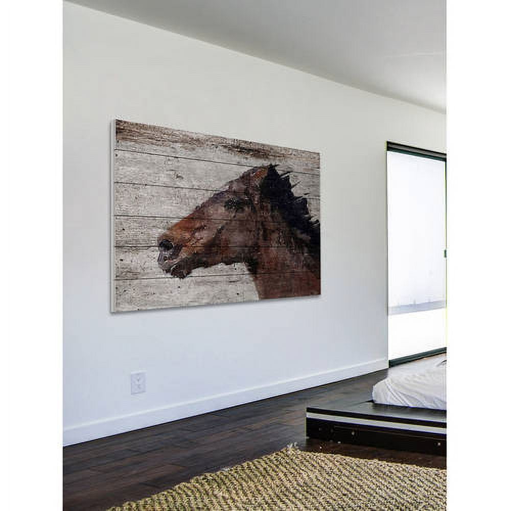 Marmont Hill "Running Wild II" by Irena Orlov Painting Print on White Wood