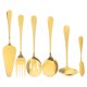 thumbnail image 1 of GAXIRE 1 juego de cubiertos, vajilla festiva, cortador, tenedor, cuchara, utensilios de cocina de acero inoxidable., 1 of 5